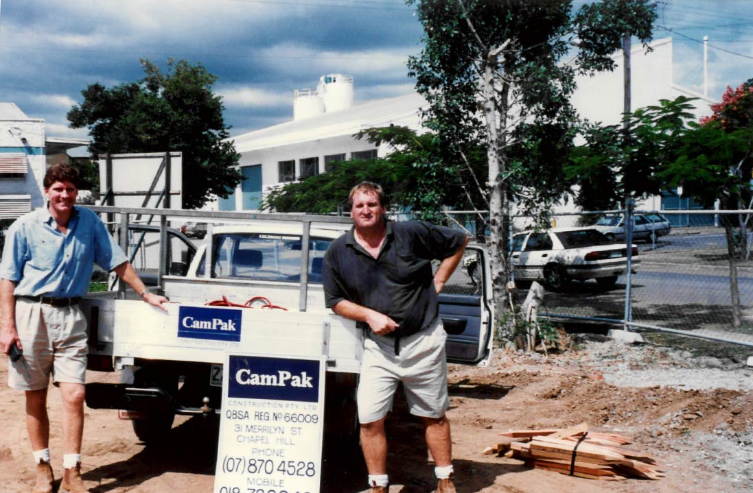 CamPak's first day on the job, 1993