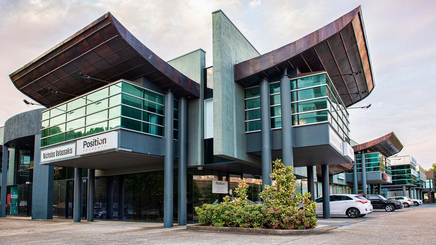 Montague Corporate Park - block construction with suspended concrete slab and structural steel roof