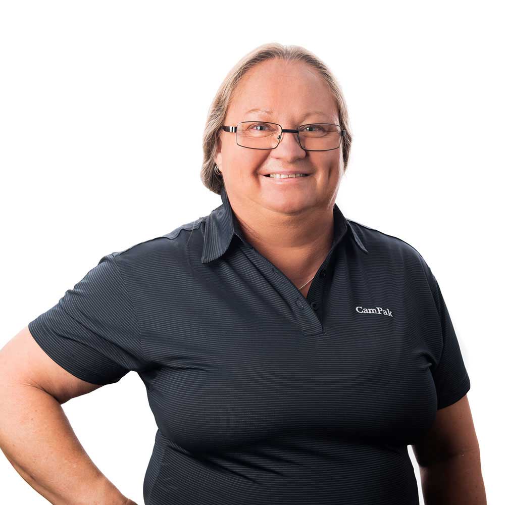 Portrait of Donna Harvey, Office Manager, Accounts at CamPak