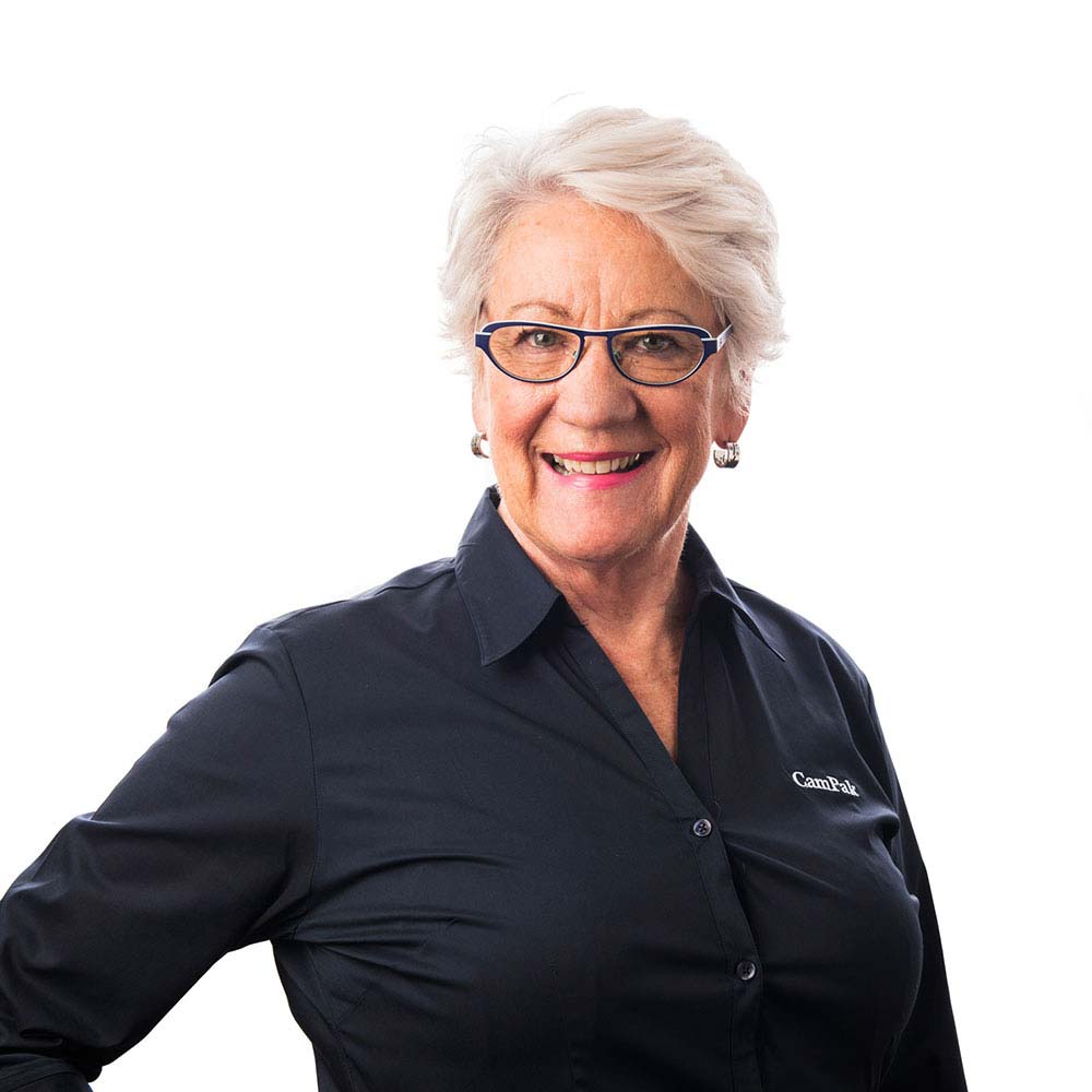 Portrait of Elizabeth Davidson, Systems Manager at CamPak