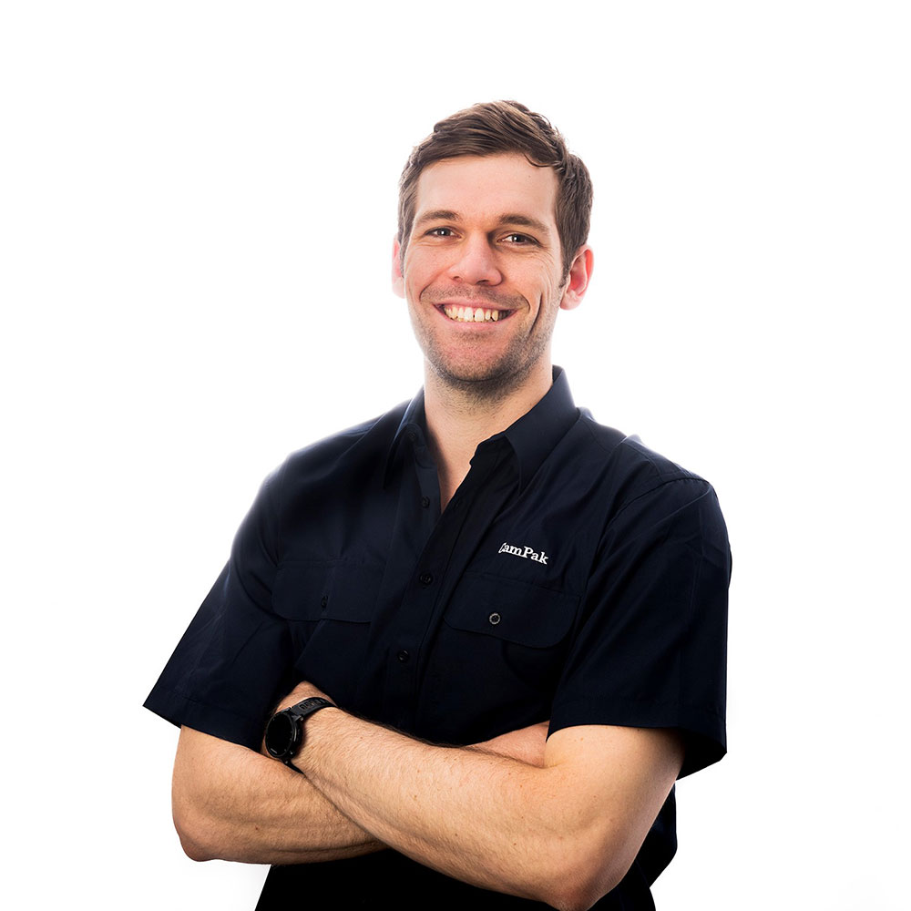 Portrait of Scotty Laidler, Site Supervisor at CamPak